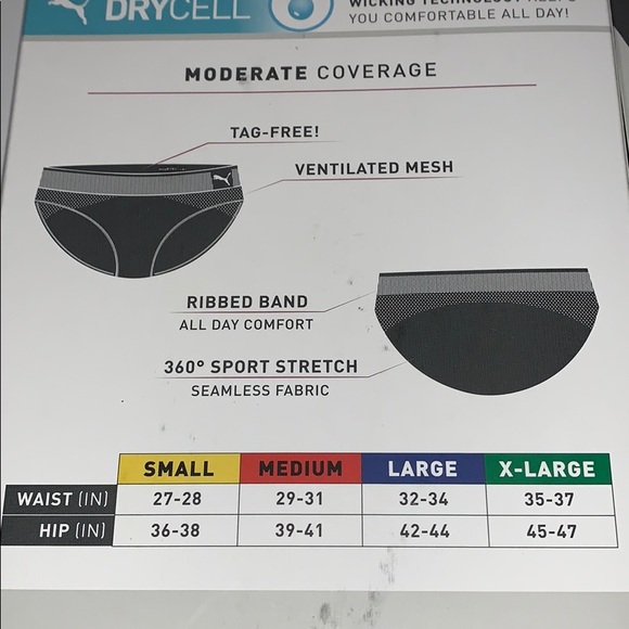 Puma 360o Performance Bikini Sport Stretch, 4-Pack - Picture 13 of 14